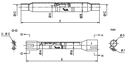 Check Valve Float Type Series . Dimensions