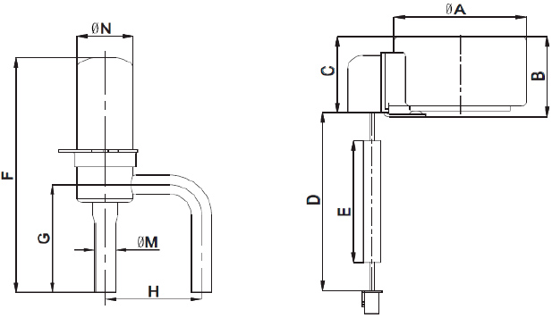 Electronic Expansion Valve series DPF-T/S . Flow characteristic