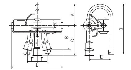 4 Way Reversing Valve series L