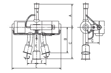 4 Way Reversing Valve series L