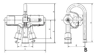 4 Way Reversing Valve series SHF