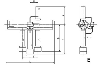 4 Way Reversing Valve series SHF